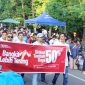 PLN NTB mensosialisasikan program Promo Tambah Daya Diskon 50% di acara car free day Udayana. Minggu (18/05/2025). Foto (PLN NTB)