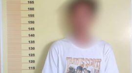 AW (30) warga Kelurahan Pejarakan Karya terduga pelaku aniaya bapak tiri. Foto (Doc.Ist)