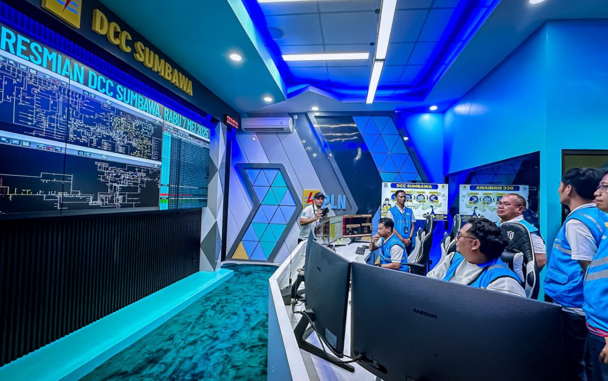 PLN Unit Induk Wilayah Nusa Tenggara Barat (UIW NTB) resmi mengoperasikan Tambora Control Center (TCC) dan Distribution Control Center (DCC) di Labuhan Badas, Sumbawa (7/5/2025). Foto (PLN)