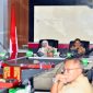 Wakil Bupati Lombok Barat, Hj. Nurul Adha saat memimpin Rapat Koordinasi Penanggulangan Kemiskinan dan Desk Verifikasi Validasi Data Program P3KE yang berlangsung di Ruang Rapat Jayengrana, Kantor Bupati Lombok Barat, Selasa, 10 Juni 2025. Foto (Doc.Istimewa).