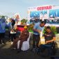 Gubernur NTB Lalu Muhamad Iqbal launching program diskon pajak kendaraan bermotor di Teras Udayana Mataram, Minggu 29 Juni 2025. Foto (Dedi Suhadi)