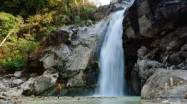 Air Terjun Mangku Sakti di Desa Sajang, Sembalun, Lombok Timur. Foto (Lombok Jouney)