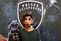 Terduga Pelaku Pencurian LF (24), warga Karang Baru, Kecamatan Selaparang, Kota Mataram. Foto (Polresta Mataram)