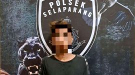 Terduga Pelaku Pencurian LF (24), warga Karang Baru, Kecamatan Selaparang, Kota Mataram. Foto (Polresta Mataram)