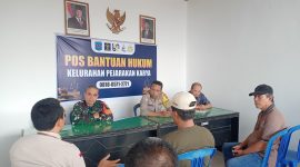 Proses mediasi antara terduga pelaku dengan korban di Aula kantor Kelurahan Pejarakan Karya, Ampenan. Foto (Doc.Istimewa).