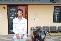 Terduga pelaku pencurian MM (30), warga Kecamatan Sekarbela, Kota Mataram. Foto (Humas Polresta Mataram).