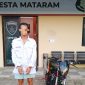 Terduga pelaku pencurian MM (30), warga Kecamatan Sekarbela, Kota Mataram. Foto (Humas Polresta Mataram).