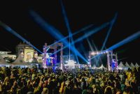 Kemeriahan Festival Pesona Dana Mbojo yang digelar pada 10–12 Juli 2025 di Halaman Kantor Bupati Bima. Foto (PLN NTB).