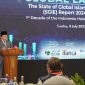 Menteri Agama Nasaruddin Umar dalam peluncuran SGIE Report 2024/2025. (Foto: Akmalul Iman)