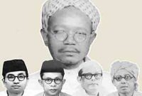 Foto: Lima Ulama Al-Washliyah dan Pejuang Kemerdekaan Republik indonesia: (1).Syekh. Hasan Ma'sum (2).H. Ismail Banda (3).H. Abdurrahman Syihab (4).H.M. Arsyad Thalib Lubis (5).H. Yusuf Ahmad Lubis.