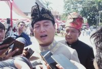 Gubernur NTB, Lalu Muhamad Iqbal usai upacara HUT Kemerdekaan, Minggu 17 Agustus 2025. Foto (Dedi Suhadi/gontb)