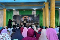 Penuh Khidmat: Pelaksanaan Kegiatan Maulid Muhammad SAW di Pondok Pesantren Al-Mujahidin Dusun Kemuning, Desa Banyu Urip, Kecamatan Gerung, Lombok Barat. Minggu (21/09/2025).