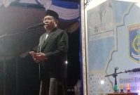 Bupati Lombok Barat, H. Lalu Ahmad Zaini (Laz), saat membuka Musabaqah Tilawatil Qur’an (MTQ) XXXI Tingkat Kecamatan Kuripan, Kabupaten Lombok Barat. Jumat 26 September 2025. Foto (Ramli/gontb)