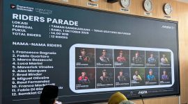 Persiapan pelaksanaan gelaran MotoGP di Sirkuit Mandalika yang berlangsung 3 - 5 Oktober 2025. Foto (Dedi Suhadi/BERBAGI News).