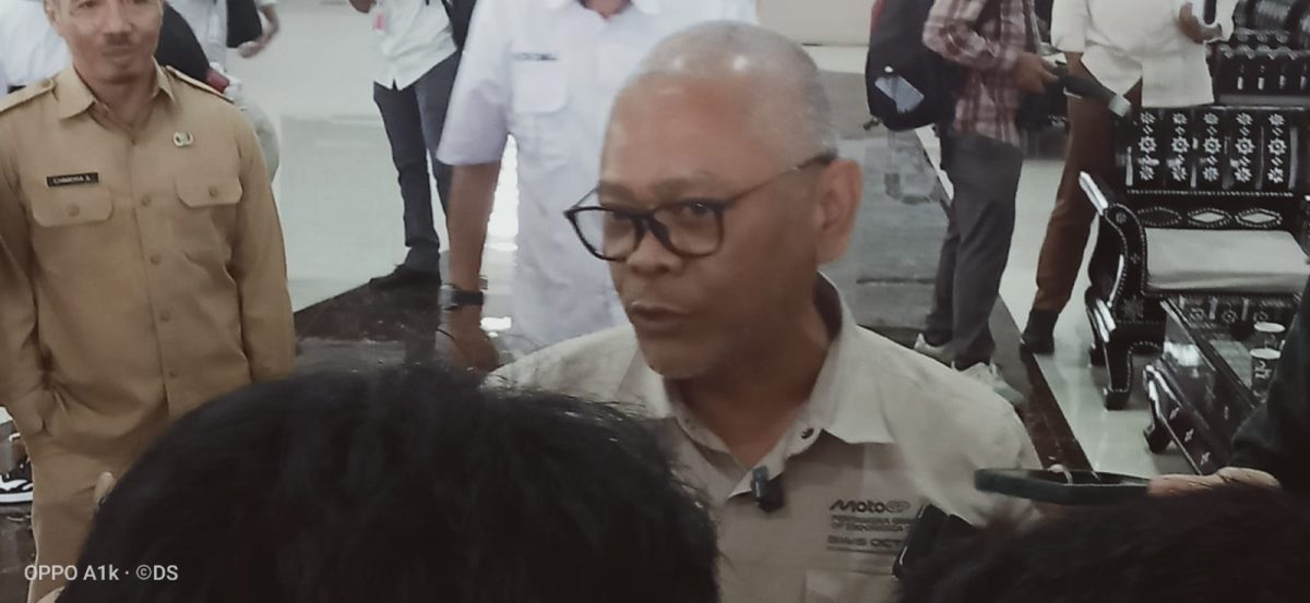 Direktur MGPA, Priandhi Satria usai rapat koordinasi di Gedung Sangkareang Kantor Gubernur NTB, Senin 15 September 2025.