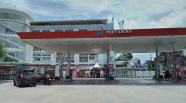 SPBU di jalan Majapahit, Kota Mataram. Foto (Google).