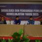 Anggota DPR RI Fraksi NasDem, H. Fauzan Khalid saat menjadi keynote speech sosialisasi pendidikan pemilih (sosdiklih) bersama Komisi Pemilihan Umum (KPU) di Praya, Lombok Tengah, NTB, Senin (27/10/2025). Foto (Doc.Ist)