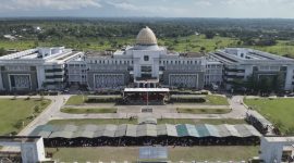 Kantor Bupati Lombok Tengah di Praya. Foto (PLN NTB)