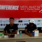 Dua dari kiri General Manager (GM) Hotel Merumatta Senggigi, Fahrurrazi saat gelar jumpa pers dalam event Merumata Hal Marathon 2025. Senggigi (19/10/2025). Foto (Doc.Ist).
