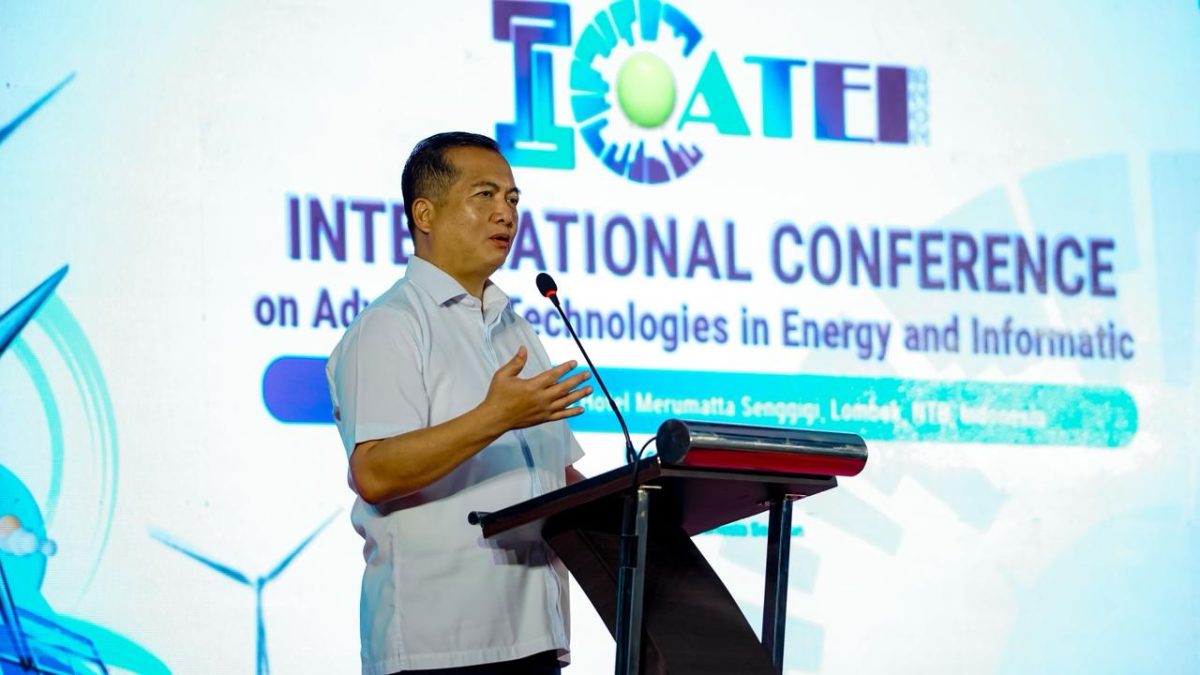 Gubernur Nusa Tenggara Barat (NTB) Lalu Muhamad Iqbal secara resmi membuka International Conference on Advanced Technologies in Energy and Informatics (ICATEI) 2025 yang digelar di Hotel Merumatta Senggigi, Rabu (22/10/2025). Foto (PLN NTB)