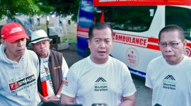 Gubernur NTB Dr. Lalu Muhamad Iqbal menghadiri Event Sembalun Mountain Marathon yang diselenggarakan di Desa Sembalun Lombok Timur. Minggu (26/10/2025). Foto (Pemprov NTB)