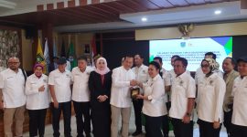 Ketua Komisi IV DPR RI, Siti Hediati Soeharto atau Titi Soeharto saat kunjungan kerja di kantor Gubernur NTB, Rabu 12 November 2025. Foto (Dedi Suhadi/gontb).