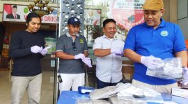 BNN NTB memusnahkan ganja seberat 1,6 kg dan sabu 45,40 gram hasil ungkap kasus bulan Oktober 2025. Jumat (21/11/2025). Foto (Dedi Suhadi/gontb).