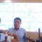 Dirut PT. Air Minum Giri Menang (Perseroda), Sudirman. Foto (Ramli/gontb)