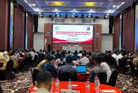 Polda NTB menggelar kegiatan Penyelarasan Data dan Dokumen Zona Integritas Satker dan Satwil Jajaran Polda NTB Tahun Anggaran 2026 yang berlangsung di Hotel Lombok Plaza, Senin (19/01/2026). Foto (Doc.Ist)