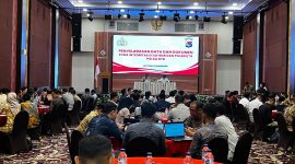Polda NTB menggelar kegiatan Penyelarasan Data dan Dokumen Zona Integritas Satker dan Satwil Jajaran Polda NTB Tahun Anggaran 2026 yang berlangsung di Hotel Lombok Plaza, Senin (19/01/2026). Foto (Doc.Ist)