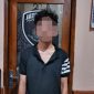 AZ terduga pelaku pencurian kipas angin di Masjid Darul Fakhur Lingkungan Dasan Sari, Kelurahan Kebun Sari, Kecamatan Ampenan Kota Mataram.