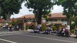 SMPN 2 Mataram yang berada di jalan Pejanggik Kota Mataram. Foto (Dedi Suhadi/gontb).