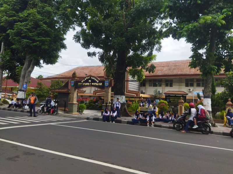 SMPN 2 Mataram yang berada di jalan Pejanggik Kota Mataram. Foto (Dedi Suhadi/gontb).