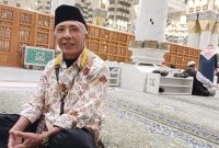 Muntaka, Jamaah umroh PT Safina Safari Haramain saat berada di Masjid Nabawi, Kota Madinah. Rabu (11/02/2026). Foto (SAHAYA)