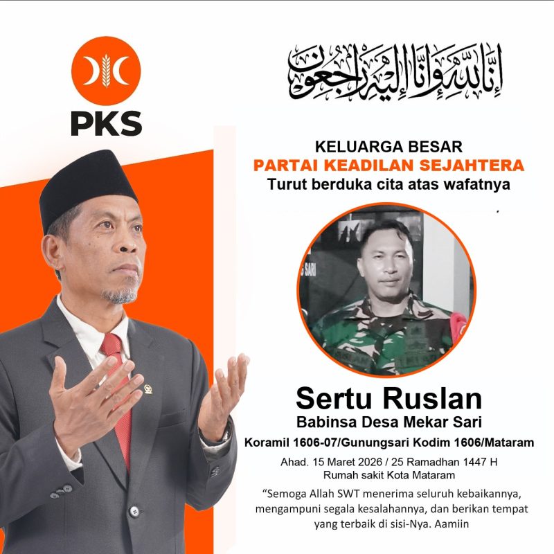 Kolase: Anggota DPR RI, H. Abdul Hadi dan Flyer Duka Bintara Pembina Desa (Babinsa) Desa Mekarsari, Sertu Ruslan.