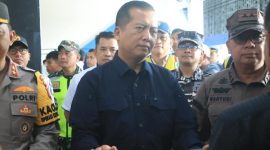 Gubernur Nusa Tenggara Barat, H. Lalu Muhamad Iqbal, bersama jajaran Forum Koordinasi Pimpinan Daerah (Forkopimda) meninjau Posko Angkutan Lebaran serta aktivitas keberangkatan penumpang di Terminal 