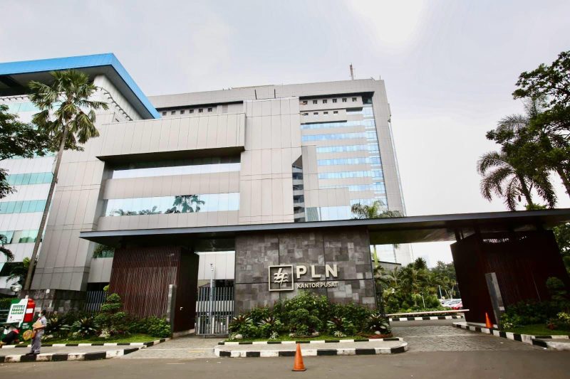 Ilustrasi Gedung PLN Kantor Pusat di daerah Kebayoran Baru, Jakarta Selatan.