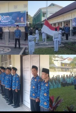 MTsN 2 Lombok Barat Peringati HUT ke-68 Lobar: Kobarkan Semangat “Pacu Begawaian” Lewat Budaya Kerja 5K