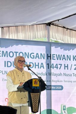 Idul Adha 2026: PLN UIW NTB Salurkan 20 Ekor Sapi dan 2 Ekor Kambing kepada 1.800 orang