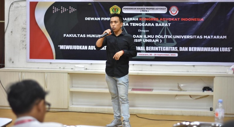 Muhamad Haerudin MS, Direktur Seniman Hukum Law Fir. Foto (Doc.Ist)