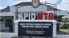 Kantor KPID NTB, Jalan Majapahit, Kota Mataram. Foto (Doc.Ist).