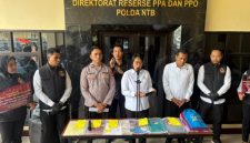 Direktur PPA dan PPO Polda NTB Kombes Pol. Ni Made Pujewati, S.I.K., M.M., saat konferensi pers mengungkapkan, pihaknya telah menjalankan serangkaian penyelidikan melalui pemeriksaan saksi, observasi lokasi perekrutan, pelatihan, penampungan, serta penyitaan sejumlah dokumen pendukung. Senin (29/06/2026).
