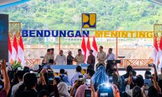 Presiden Prabowo Resmikan Bendungan Meninting, Air Harus Sampai kepada Petani