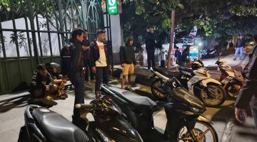 Patroli Hingga Subuh, URC Sat Reskrim Polresta Mataram Sasar Titik Rawan Kriminalitas di Mataram