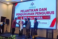 Acara pengukuhan Pengurus Aliansi Pengusaha Haramain Seluruh Indonesia (Asphirasi) di wilayah Bali & Nusa Tenggara (Nusra) yang berlangsung di Hotel Santika, Mataram. Rabu (02/09/2026). Foto (Lalu Sahid/GONTB).