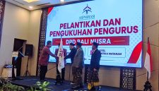 Acara pengukuhan Pengurus Aliansi Pengusaha Haramain Seluruh Indonesia (Asphirasi) di wilayah Bali & Nusa Tenggara (Nusra) yang berlangsung di Hotel Santika, Mataram. Rabu (02/09/2026). Foto (Lalu Sahid/GONTB).