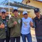Foto bersama usai perhitungan suara: Dari kiri ke kanan : Lurah Pejarakan Karya, Mulhakim, SH, Calon Nomor Urut 1: Sapri, S.Sos, calon Nomor urut 3: Suhardi, S.Sos dan Ketua Panitia, Drs. Rastapari. Foto (Lalu Sahid)