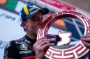Marco Bezzecchi mempersembahkan kemenangan untuk Aprilia Racing pada gelaran Pertamina Grand Prix of Indonesia, Minggu (11/10/2026).