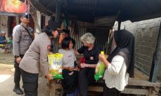 Polsek Lingsar Berkolaborasi dengan Fiona Foundation, Jangkau Penyandang Disabilitas di Desa Sigerongan
